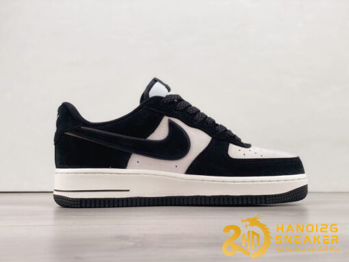 Giày Nike Air Force 1 07 Low Suede Black White (5)