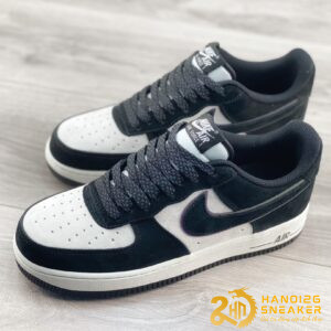 Giày Nike Air Force 1 07 Low Suede Black White (8)