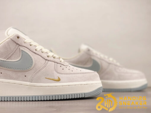 Giày Nike Air Force 1 07 Low Suede Blue Gold (3)