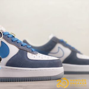 Giày Nike Air Force 1 07 Low White Grey Blue (4)