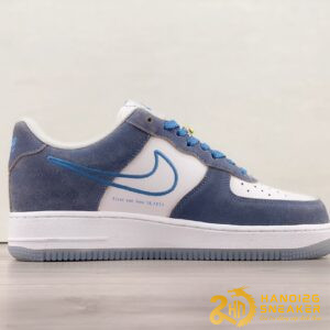 Giày Nike Air Force 1 07 Low White Grey Blue (7)