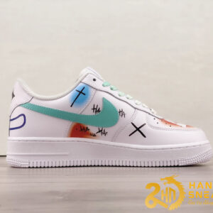 Giày Nike Air Force 1 07 Low Why So Serious White (7)