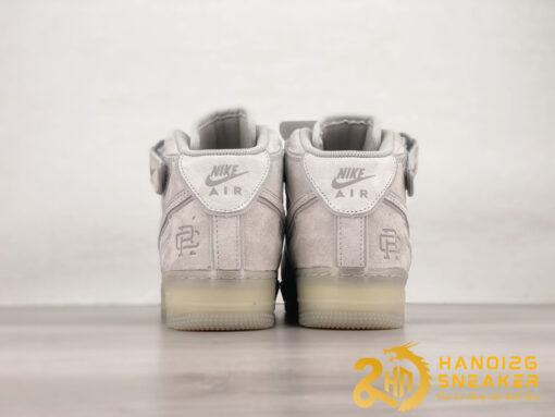 Giày Nike Air Force 1 07 Mid Grey Silver Reflective Cực Đẹp (6)