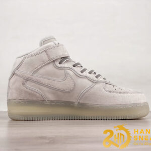 Giày Nike Air Force 1 07 Mid Grey Silver Reflective Cực Đẹp (7)