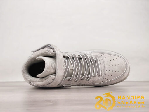 Giày Nike Air Force 1 07 Mid Grey Silver Reflective Cực Đẹp (8)