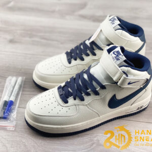 Giày Nike Air Force 1 07 Mid White Blue PA0920 508 (8)