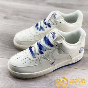 Giày Nike Air Force 1 LV8 2 GS Black Light Current Blue (3)