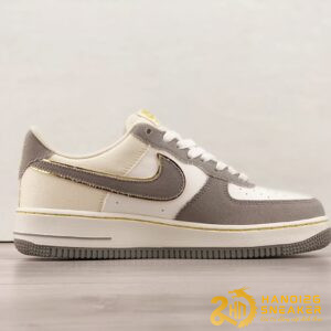 Giày Nike Air Force 1 Low Grey Metallic Gold White (1)