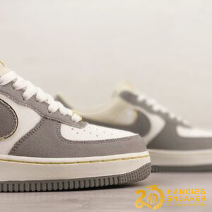 Giày Nike Air Force 1 Low Grey Metallic Gold White (2)