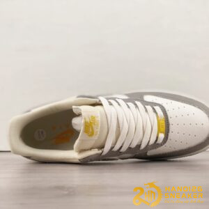 Giày Nike Air Force 1 Low Grey Metallic Gold White (6)