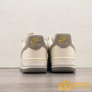 Giày Nike Air Force 1 Low Grey Metallic Gold White (7)