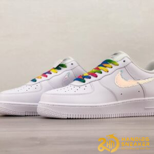 Giày Nike Air Force 1 Low Iridescent Pixel White (1)