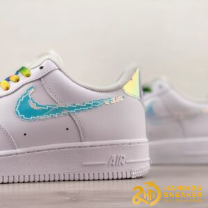 Giày Nike Air Force 1 Low Iridescent Pixel White (3)