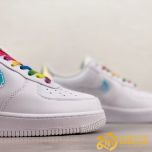 Giày Nike Air Force 1 Low Iridescent Pixel White (5)