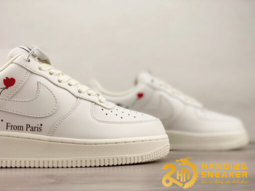 Giày Nike Air Force 1 Low Valentine'S Day White Black (6)