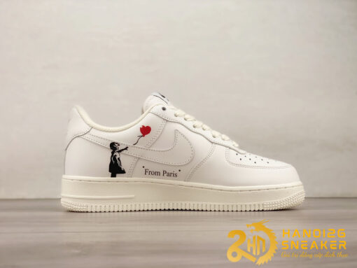 Giày Nike Air Force 1 Low Valentine'S Day White Black (8)