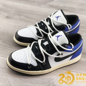 Giày Nike Air Jordan 1 Low Blue Cực Đẹp (4)