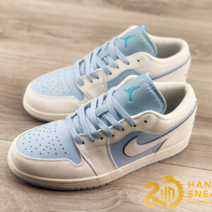 Giày Nike Air Jordan 1 Low Ice Blue Cao Cấp (4)