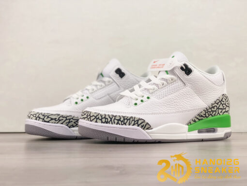 Giày Nike Air Jordan 3 Retro Lucky Green Cao Cấp (8)