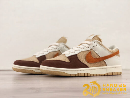 Giày Nike Dunk Low BY YOU Brown Like Auth (1)