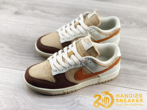 Giày Nike Dunk Low BY YOU Brown Like Auth (3)