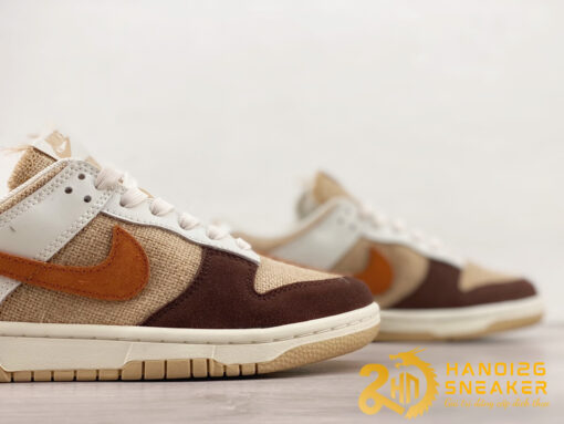 Giày Nike Dunk Low BY YOU Brown Like Auth (4)