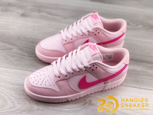 Giày Nike Dunk Low Triple Pink DH9765 600 (4)