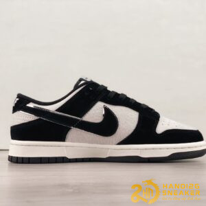 Giày Nike SB Dunk Low White Black Silver (4)