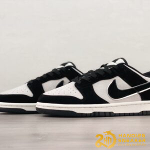 Giày Nike SB Dunk Low White Black Silver (6)