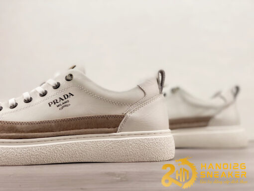 Giày Prada Milano Postory Child White Brown (2)