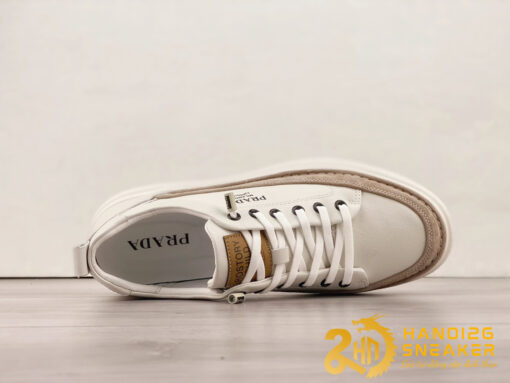 Giày Prada Milano Postory Child White Brown (6)
