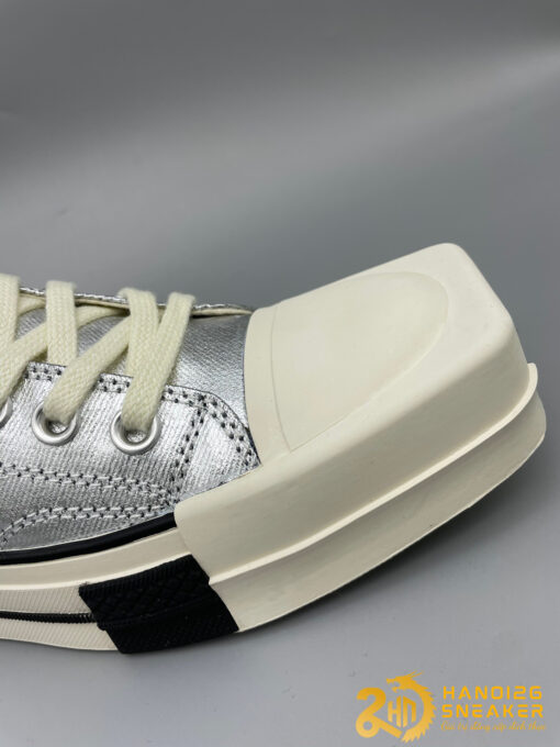 Giày Rick Owens DRKSHDW X Converse Silver Cực Đẹp (3)