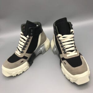 Giày Rick Owens Tractor Boots Black Dust Grey Like Auth (4)