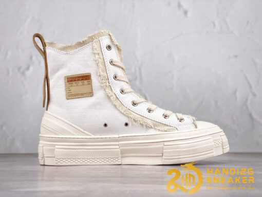 Giày Sneaker XVESSEL High Peace By Piece Trắng Full White (3)