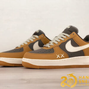 Giày The North Face X Nike Air Force 1 07 Low Brown (1)