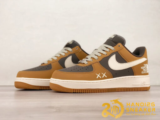 Giày The North Face X Nike Air Force 1 07 Low Brown (1)