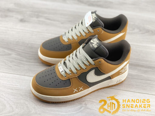Giày The North Face X Nike Air Force 1 07 Low Brown (4)