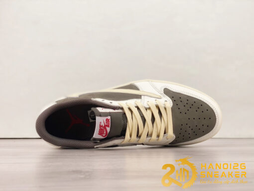 Giày Travis Scott X Nike Air Jordan 1 Reverse Mocha (7)