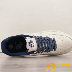 Giày Uninterrupted X Nike Air Force 1 More Than White Blue (2)