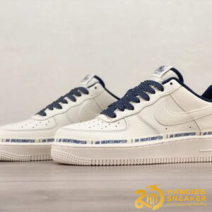 Giày Uninterrupted X Nike Air Force 1 More Than White Blue (3)