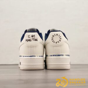 Giày Uninterrupted X Nike Air Force 1 More Than White Blue (4)