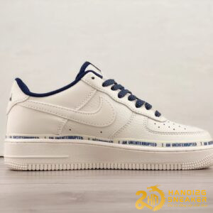 Giày Uninterrupted X Nike Air Force 1 More Than White Blue (5)