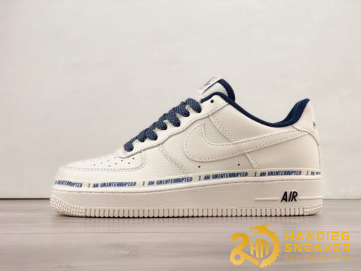 Giày Uninterrupted X Nike Air Force 1 More Than White Blue