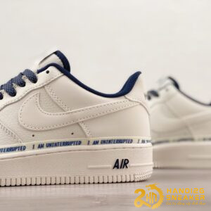 Giày Uninterrupted X Nike Air Force 1 More Than White Blue (6)