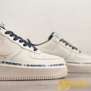 Giày Uninterrupted X Nike Air Force 1 More Than White Blue (8)