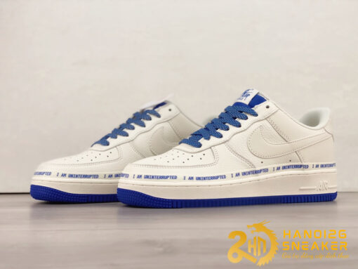 Giày Uninterrupted X Nike Air Force 1 07 Low Blue (4)