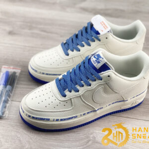 Giày Uninterrupted X Nike Air Force 1 07 Low Blue (8)