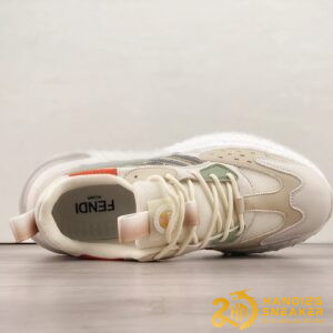 Bộ Sưu Tập Giày Fendi Roma White Grey Green (5)