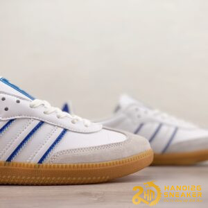Giày Adidas Samba Flat White Lucid Blue IG2339 (5)