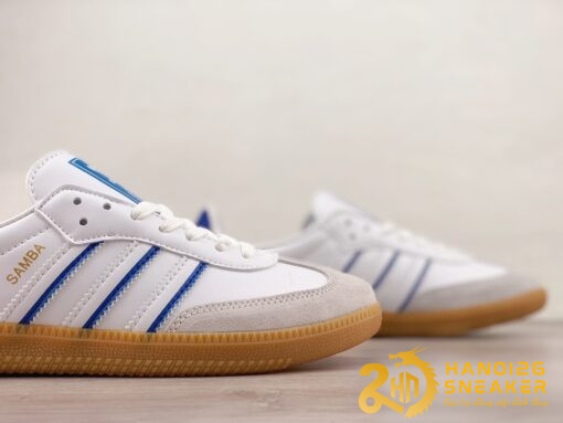 Giày Adidas Samba Flat White Lucid Blue IG2339 (5)